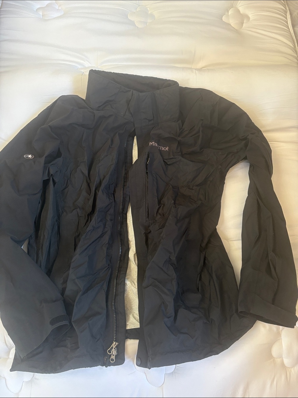 Marmot Black Packable Shell Jacket